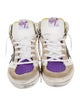 Golden Goose Leather Colorblock Pattern Sneakers