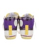 Golden Goose Leather Colorblock Pattern Sneakers