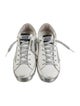 Golden Goose Leather Distressed Accents Sneakers