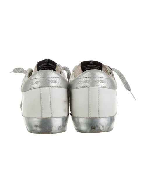 Golden Goose Leather Distressed Accents Sneakers