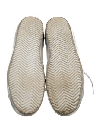 Golden Goose Leather Distressed Accents Sneakers