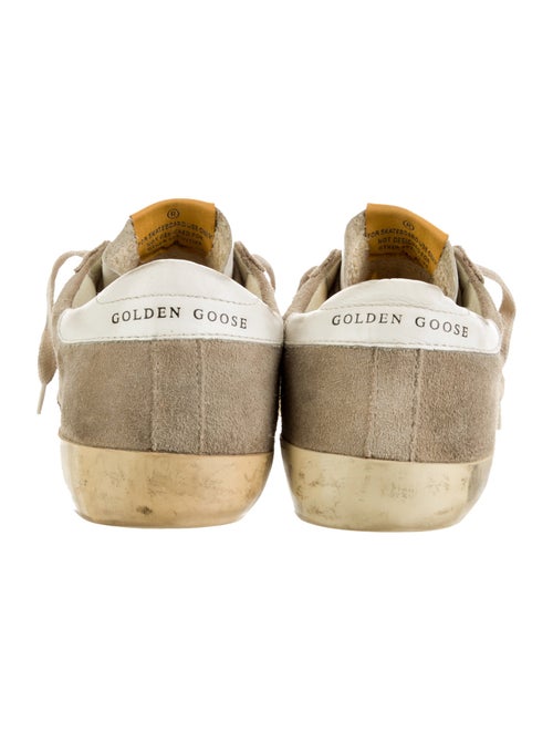 Golden Goose Suede Colorblock Pattern Sneakers