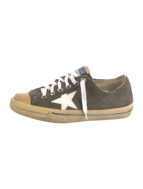 Golden Goose Suede Graphic Print Sneakers