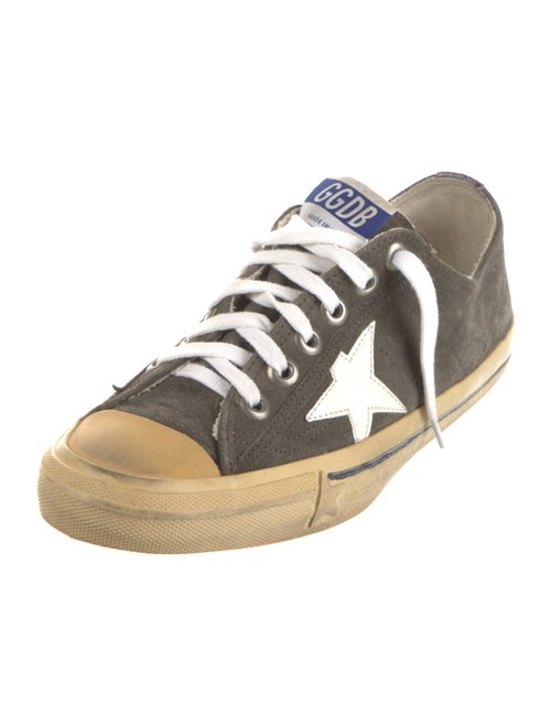 Golden Goose Suede Graphic Print Sneakers