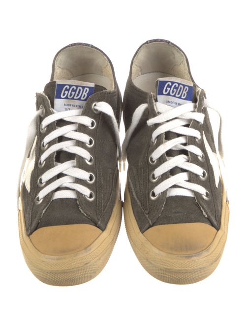 Golden Goose Suede Graphic Print Sneakers