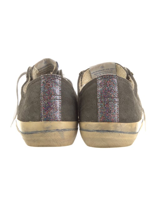 Golden Goose Suede Graphic Print Sneakers