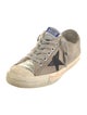 Golden Goose Suede Colorblock Pattern Sneakers