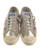 Golden Goose Suede Colorblock Pattern Sneakers