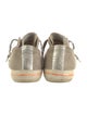 Golden Goose Suede Colorblock Pattern Sneakers