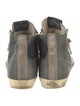 Golden Goose Suede Printed Wedge Sneakers