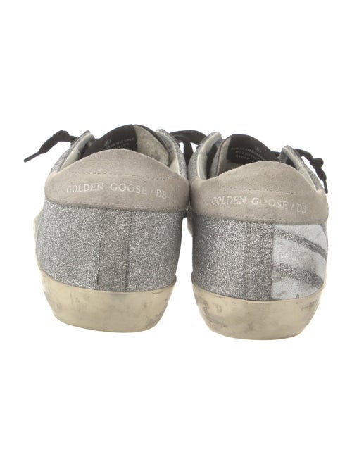 Golden Goose Glitter Distressed Accents Sneakers