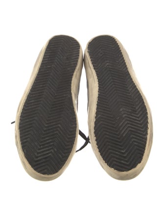 Golden Goose Glitter Distressed Accents Sneakers