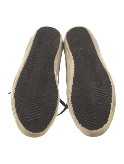 Golden Goose Glitter Distressed Accents Sneakers