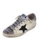 Golden Goose Leather Colorblock Pattern Sneakers