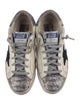 Golden Goose Leather Colorblock Pattern Sneakers