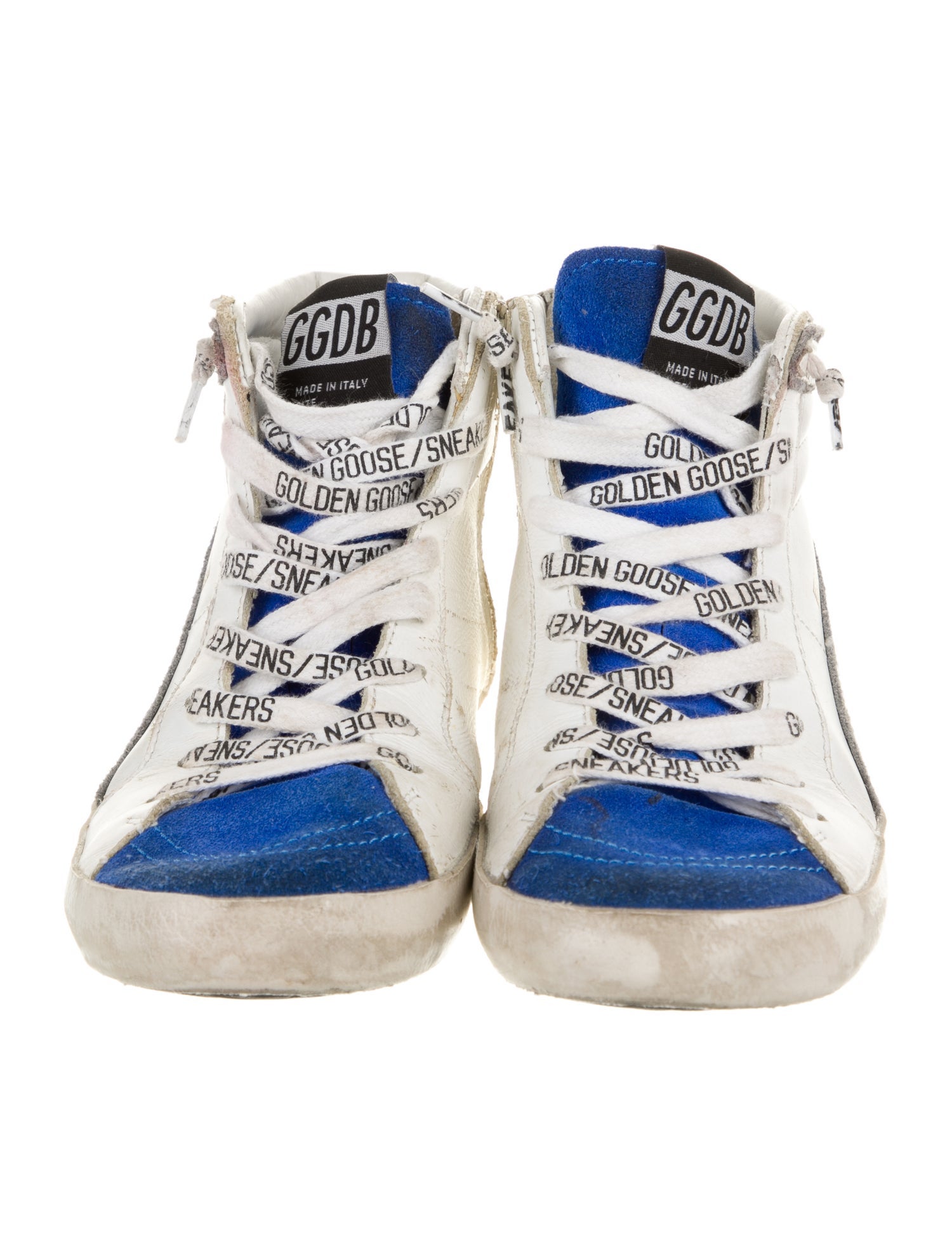 Golden Goose Boys' High Top Leather Sneakers