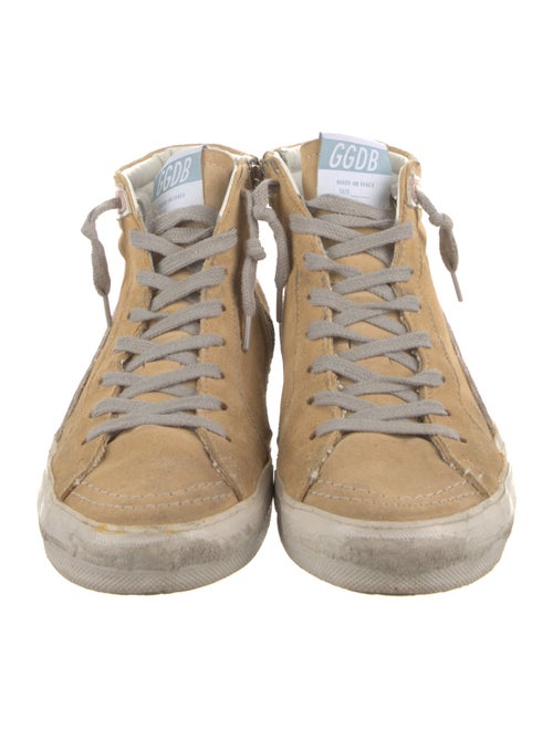 Golden Goose Suede Distressed Accents Sneakers