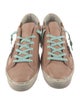 Golden Goose Leather Distressed Accents Sneakers