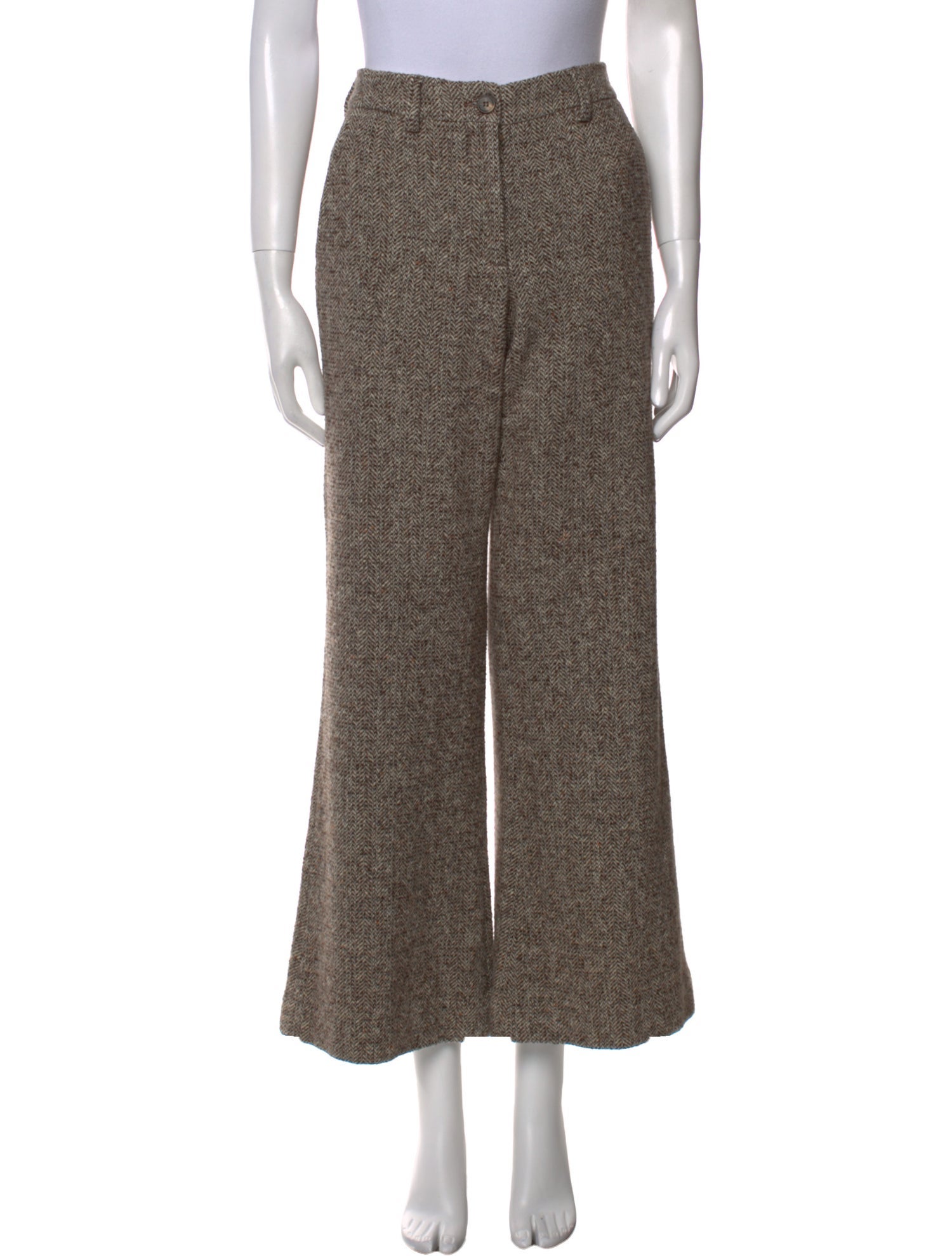 Golden Goose Virgin Wool Wide Leg Pants