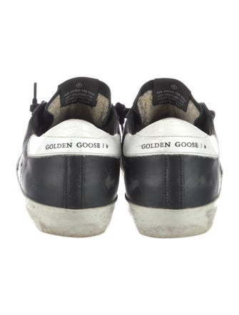 Golden Goose Leather Distressed Accents Sneakers
