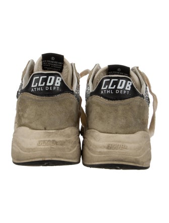 Golden Goose Suede Printed Athletic Sneakers