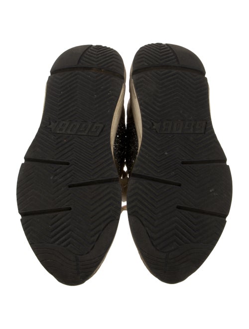 Golden Goose Suede Printed Athletic Sneakers