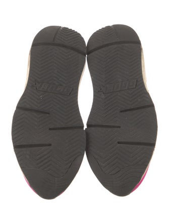 Golden Goose Suede Colorblock Pattern Sneakers