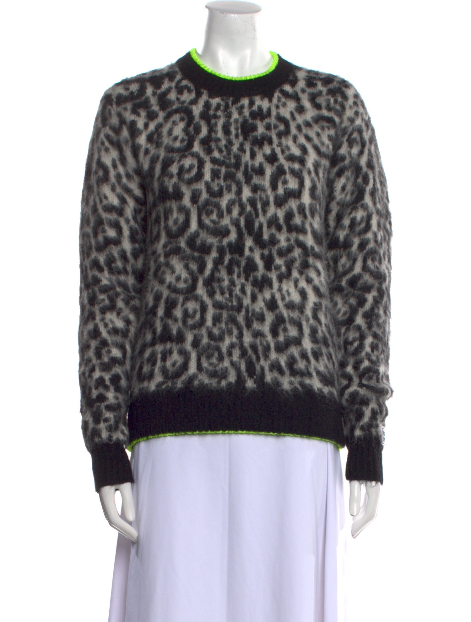 Golden Goose Animal Print Crew Neck Sweater