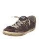 Golden Goose Leather Printed Sneakers