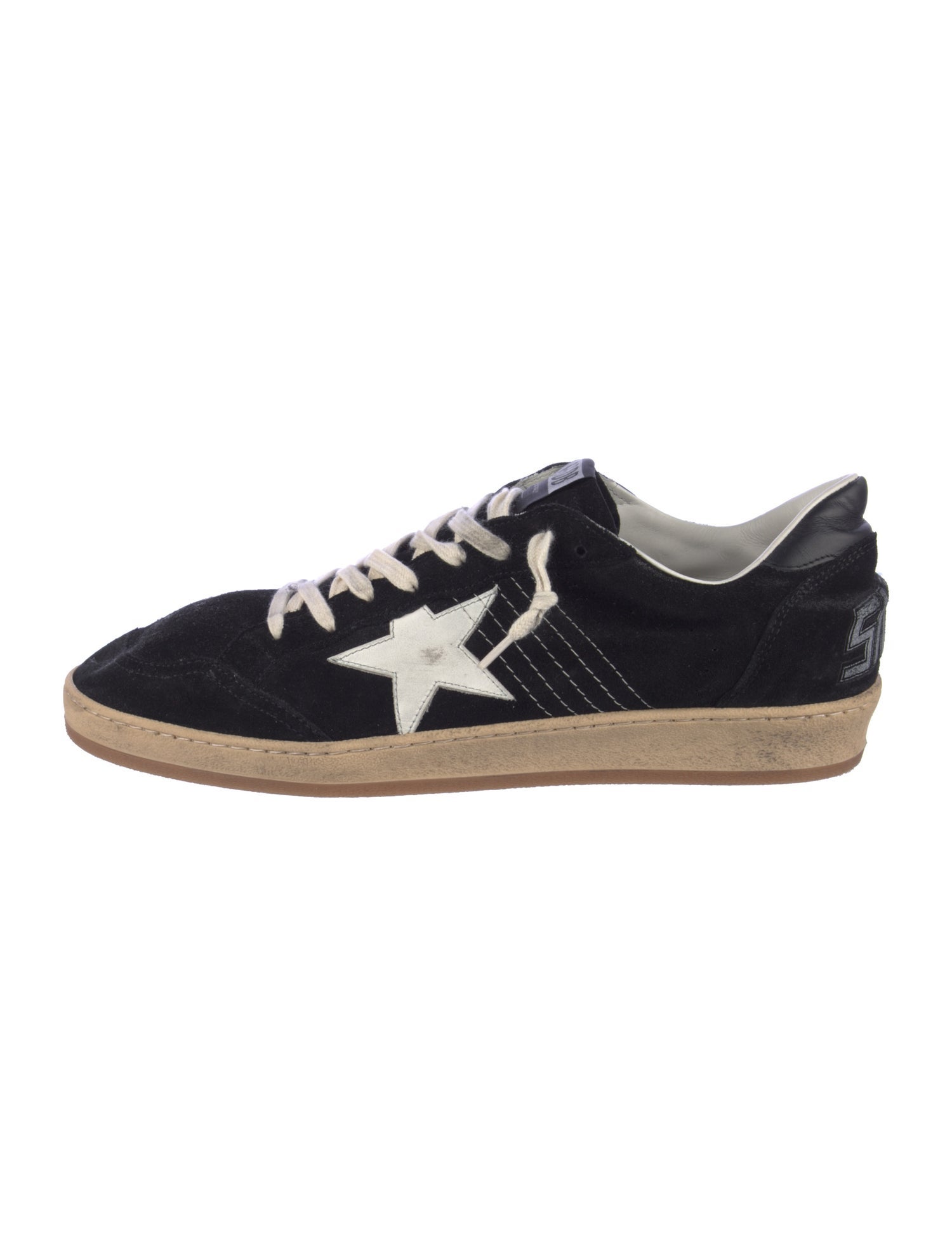 Golden Goose Suede Distressed Accents Sneakers