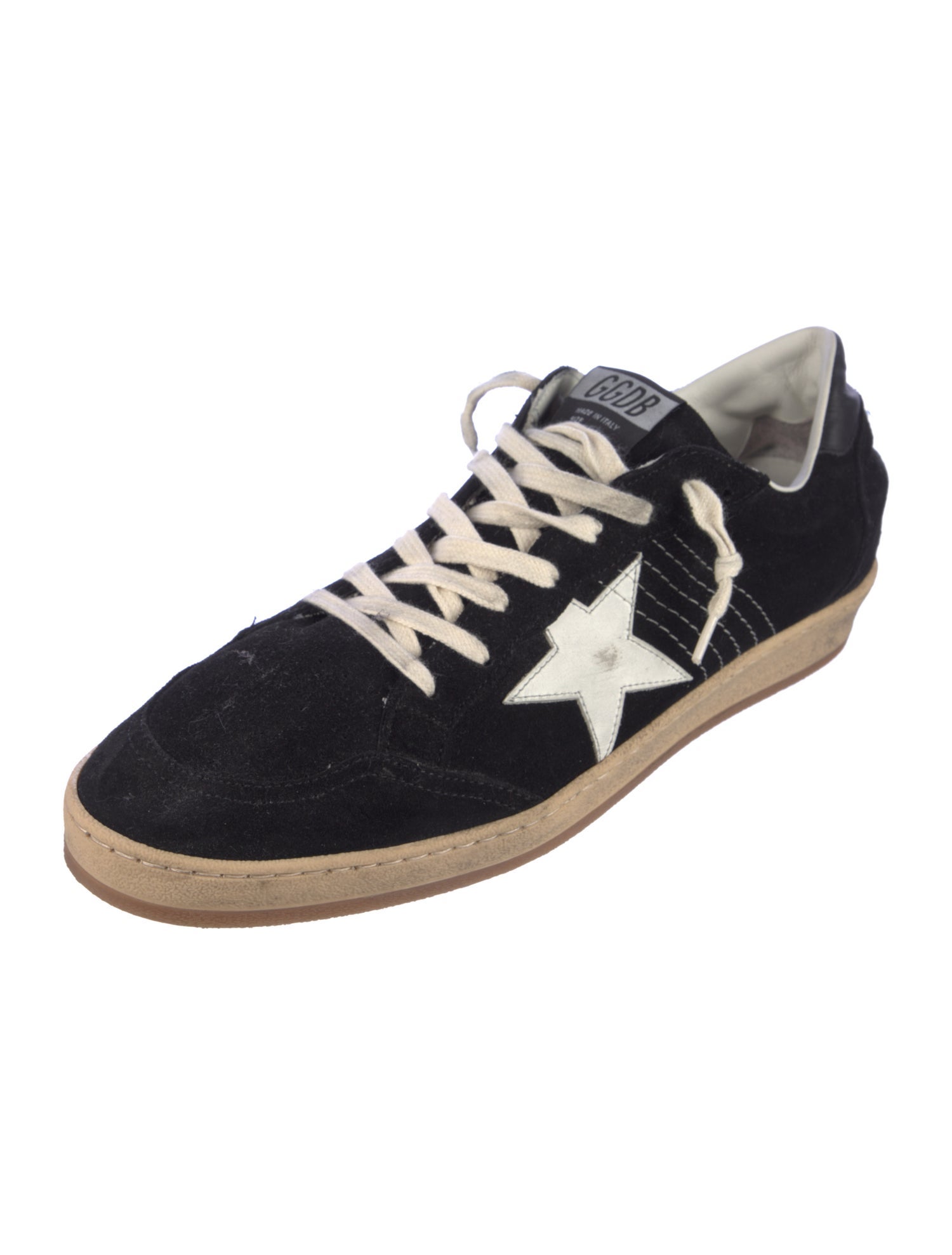 Golden Goose Suede Distressed Accents Sneakers