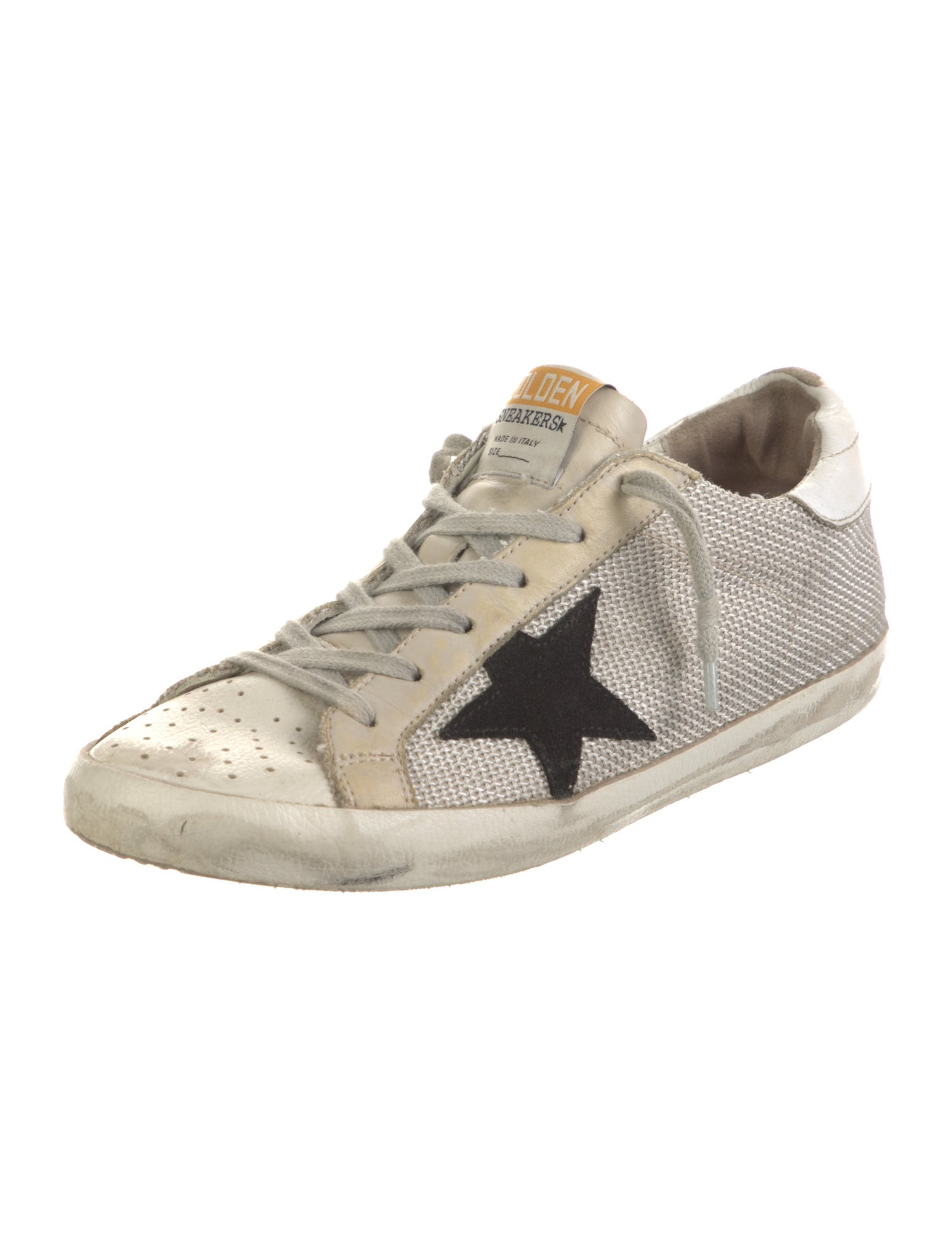 Golden Goose Mesh Graphic Print Sneakers