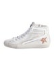 Golden Goose Suede Glitter Accents Sneakers