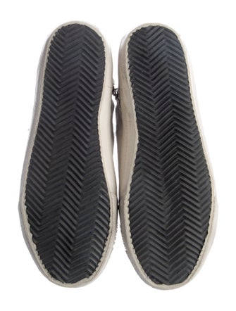 Golden Goose Suede Glitter Accents Sneakers