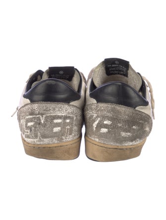 Golden Goose Leather Distressed Accents Sneakers