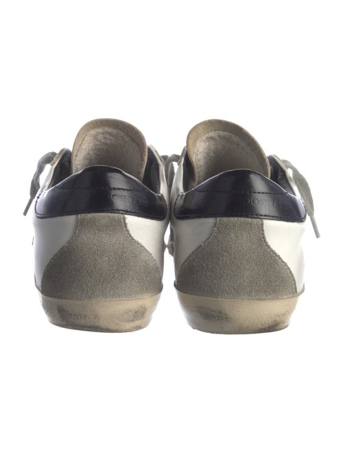 Golden Goose Leather Distressed Accents Sneakers