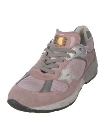 Golden Goose Suede Printed Sneakers