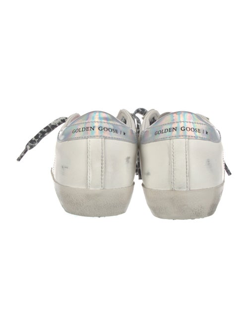 Golden Goose Leather Printed Sneakers
