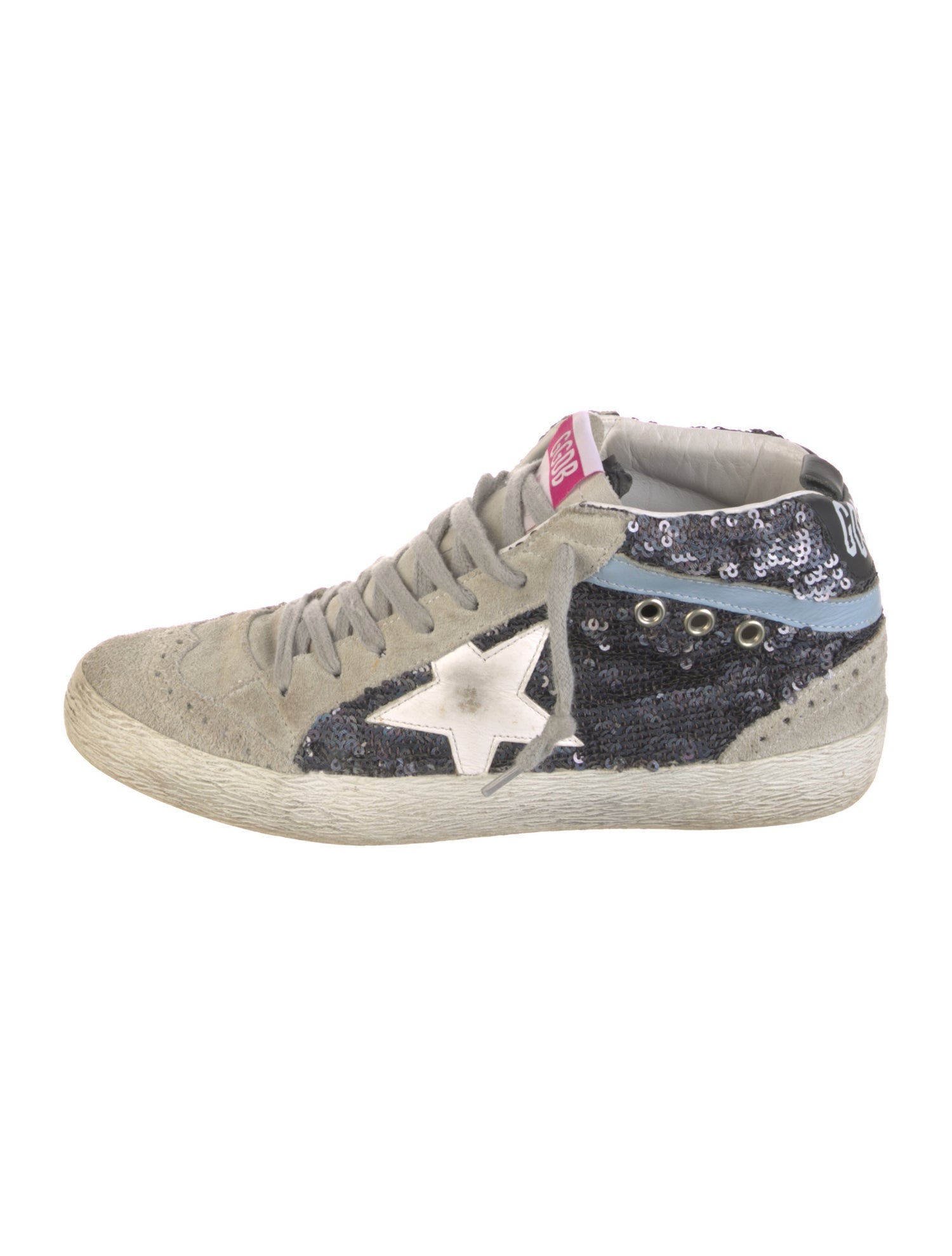 Golden Goose Sequins Printed Sneakers