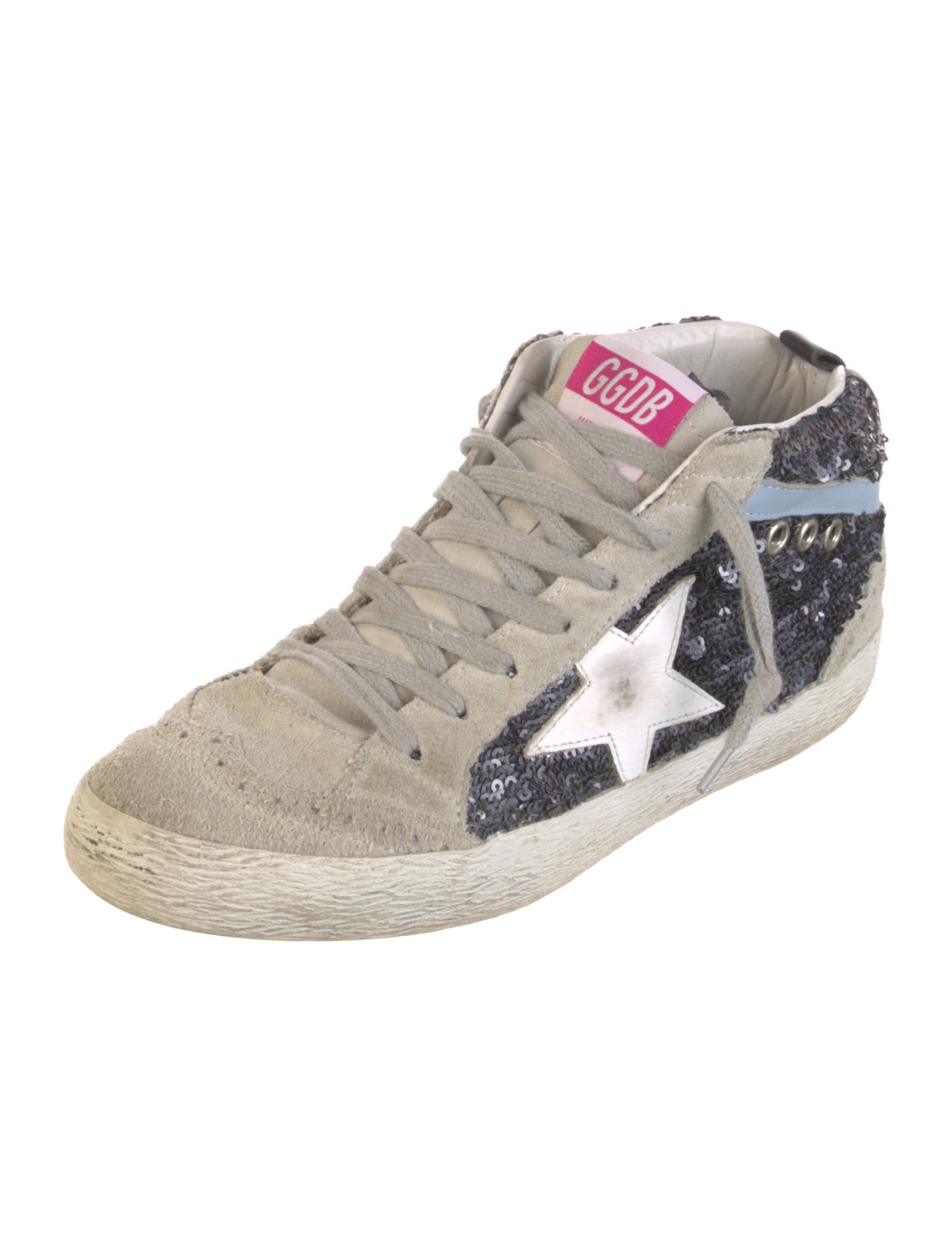 Golden Goose Sequins Printed Sneakers
