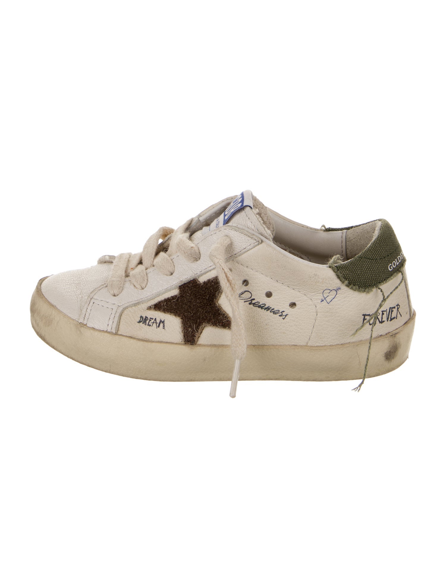 Golden Goose Kids' Leather Low Top Sneakers