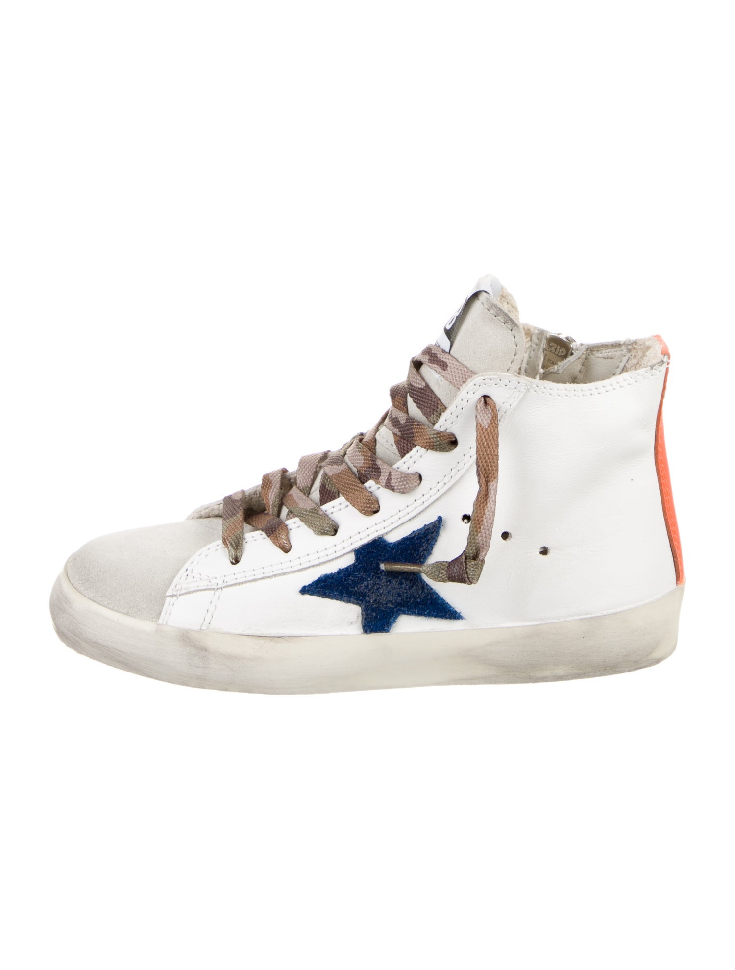 Golden Goose Kids' Leather High Top Sneakers w/ Tags