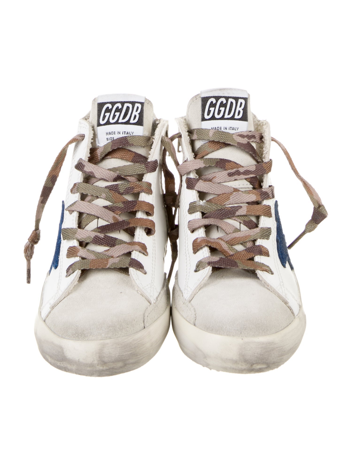Golden Goose Kids' Leather High Top Sneakers w/ Tags