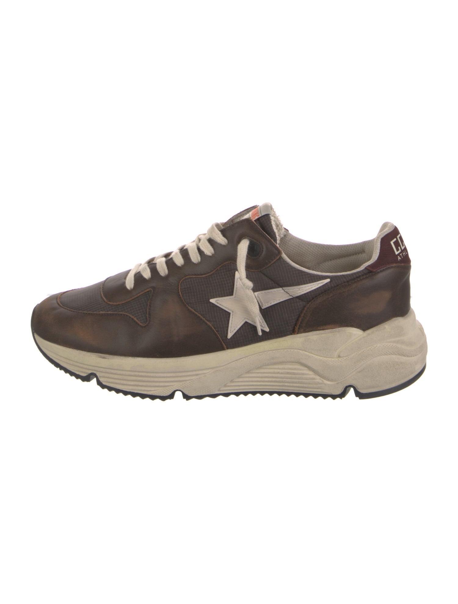 Golden Goose Suede Printed Athletic Sneakers