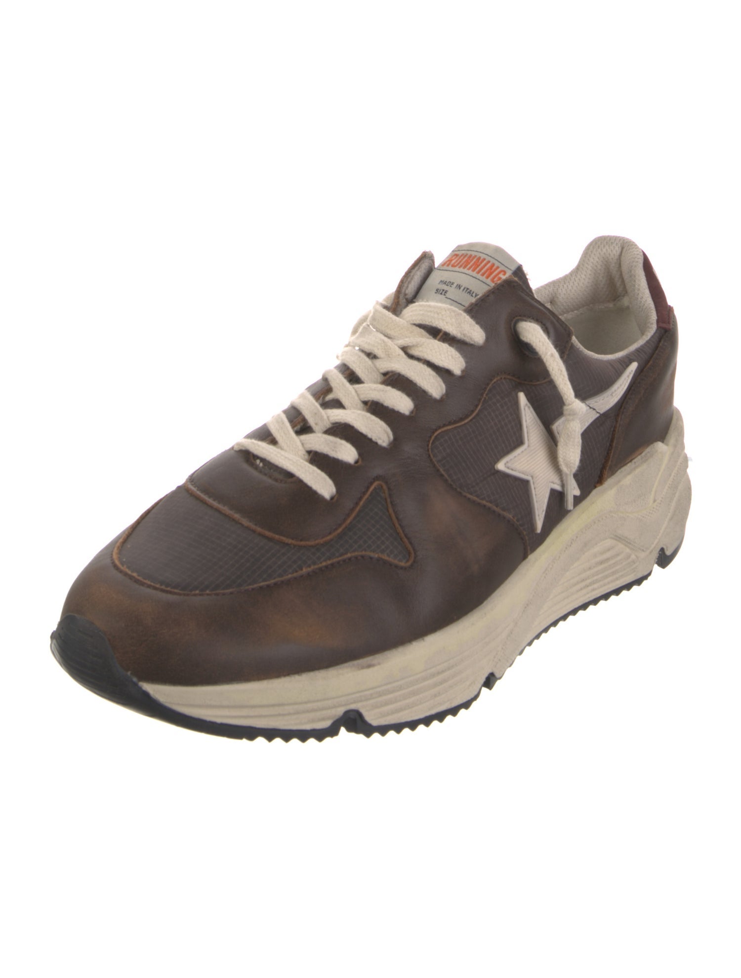 Golden Goose Suede Printed Athletic Sneakers