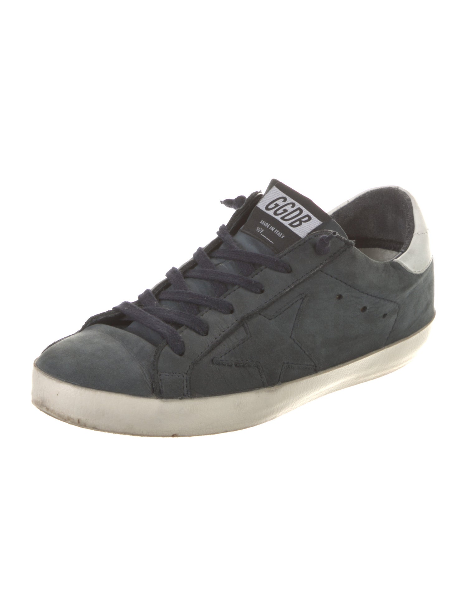Golden Goose Suede Distressed Accents Sneakers