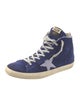 Golden Goose Suede Distressed Accents Sneakers
