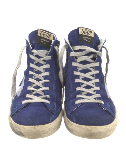 Golden Goose Suede Distressed Accents Sneakers