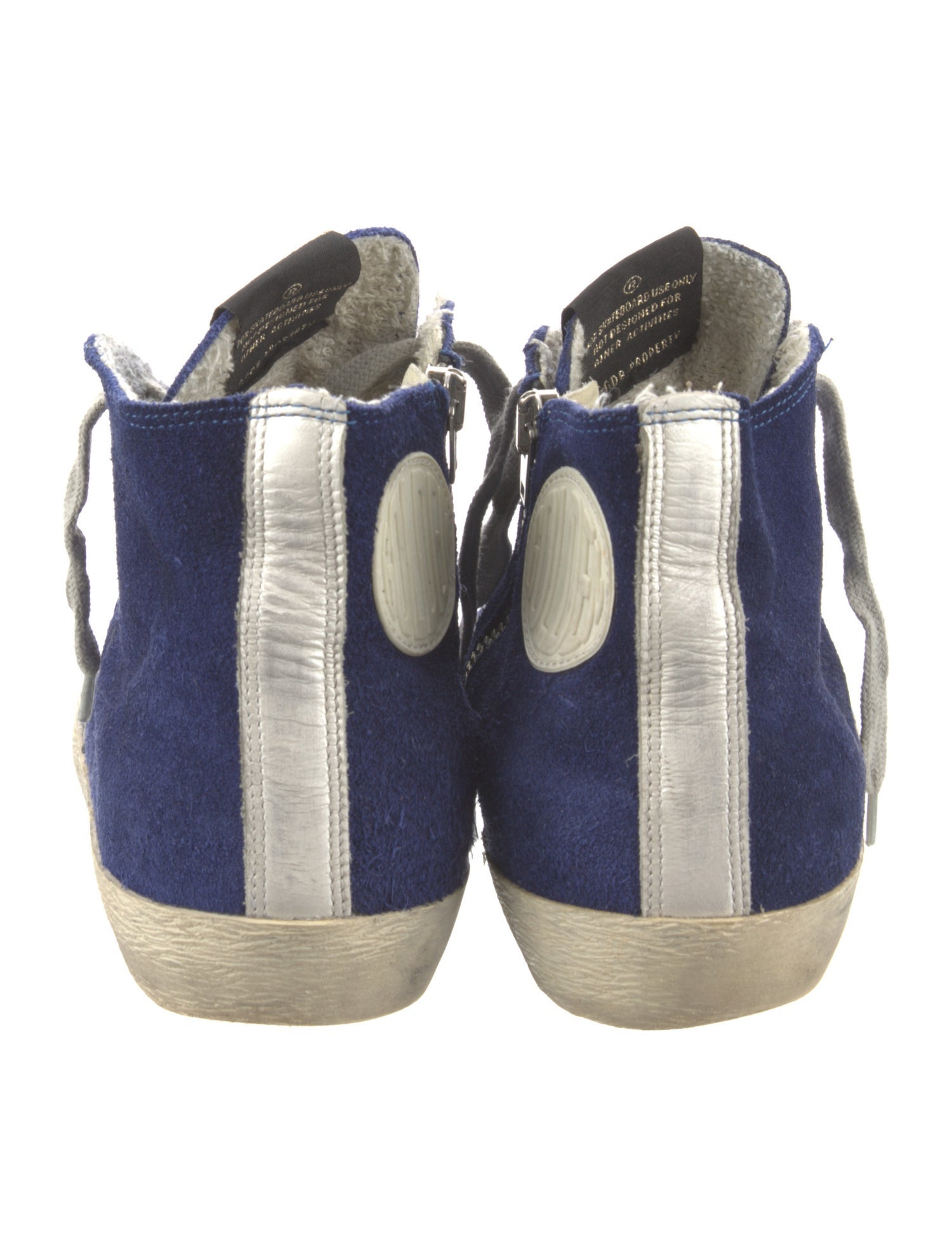 Golden Goose Suede Distressed Accents Sneakers