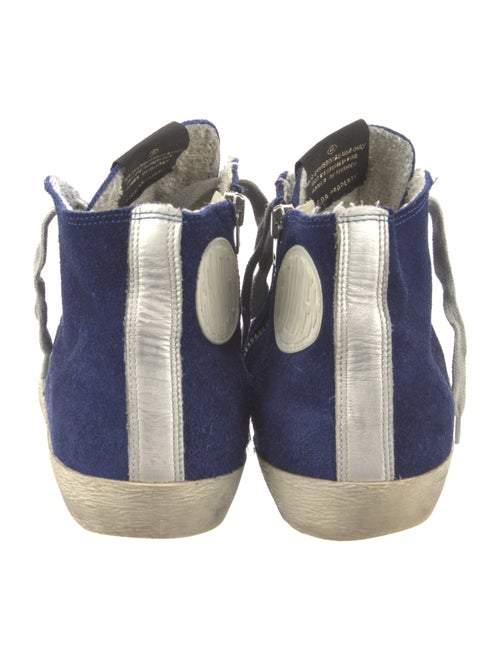 Golden Goose Suede Distressed Accents Sneakers